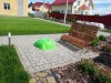 Фото: Кованая скамейка с деревянным покрытием из Сибирской лиственницы